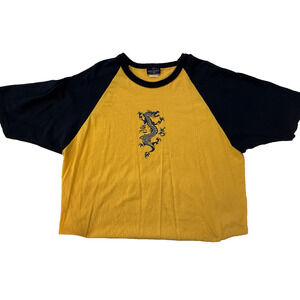 Vintage Decibelo Shirt Mens 2XL High Frequency Dragon Graphic USA 90s